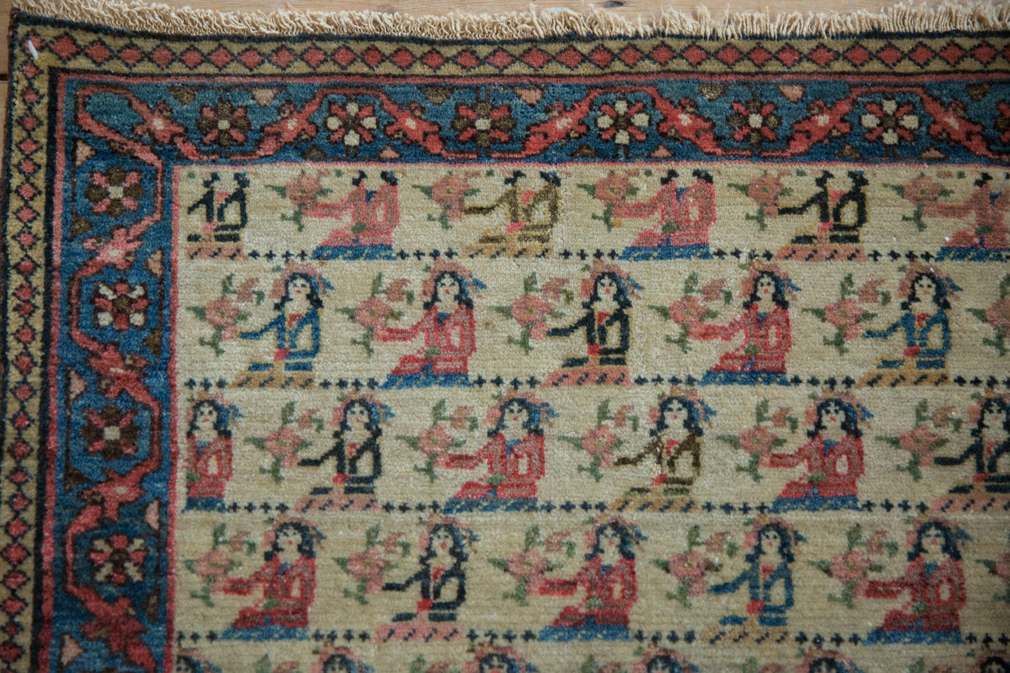 1.5x2.5 Vintage Bagface Northwest Persian Rug Mat