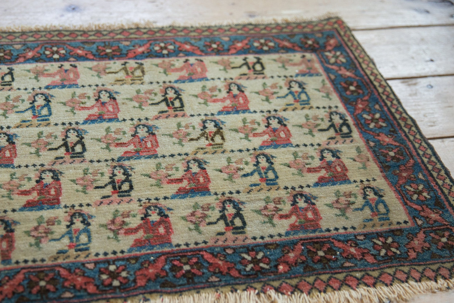 1.5x2.5 Vintage Bagface Northwest Persian Rug Mat