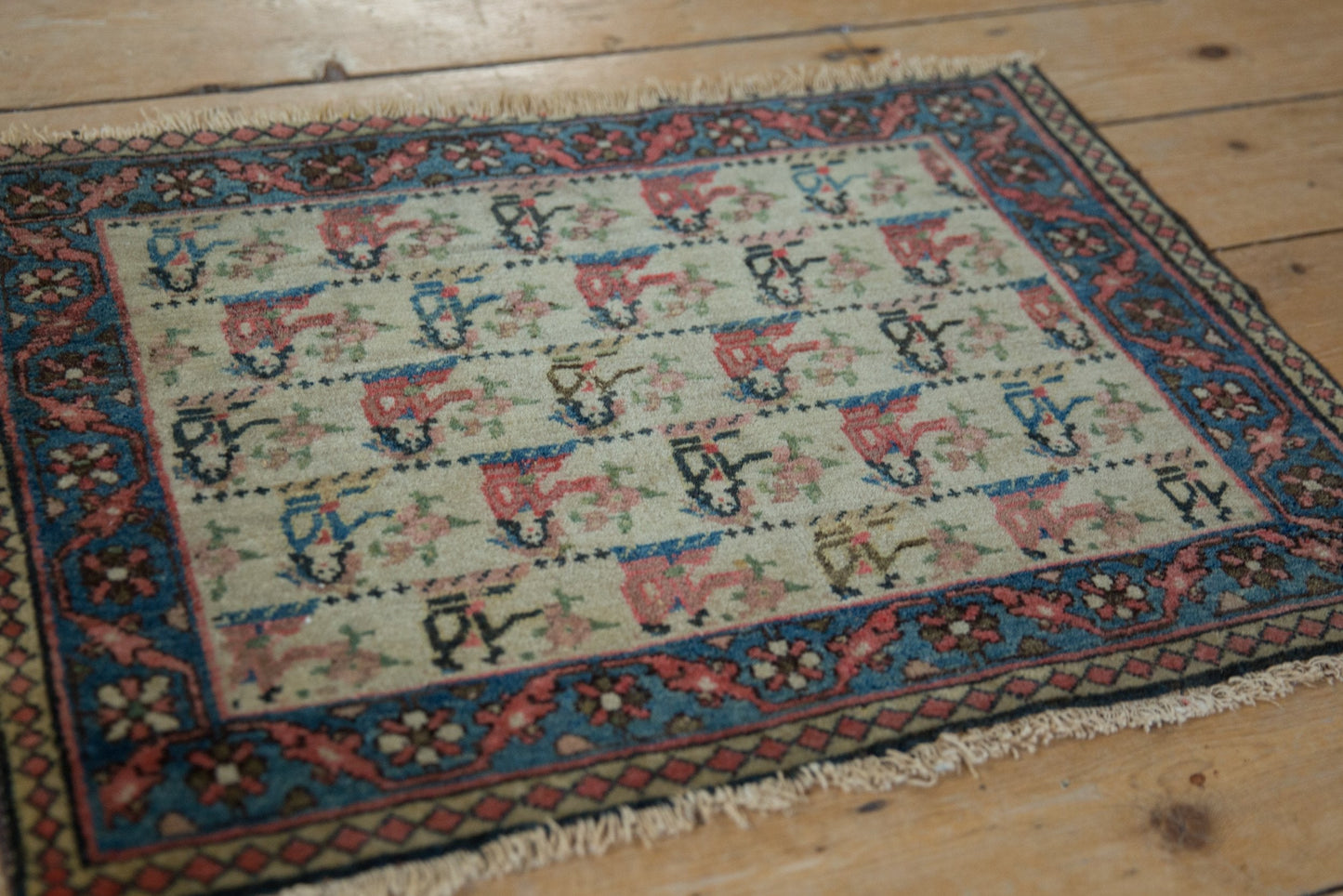 1.5x2.5 Vintage Bagface Northwest Persian Rug Mat
