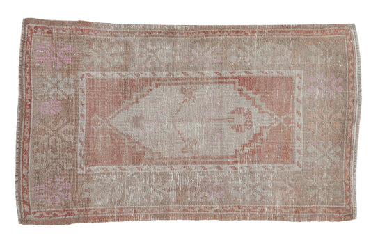 2x3.5 Vintage Distressed Oushak Rug