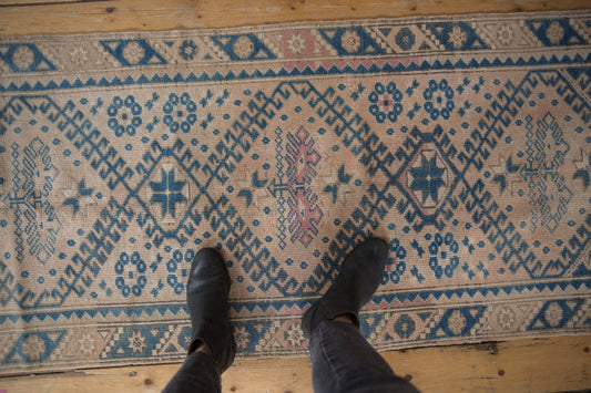 2.5x10.5 Vintage Distressed Melas Rug Runner