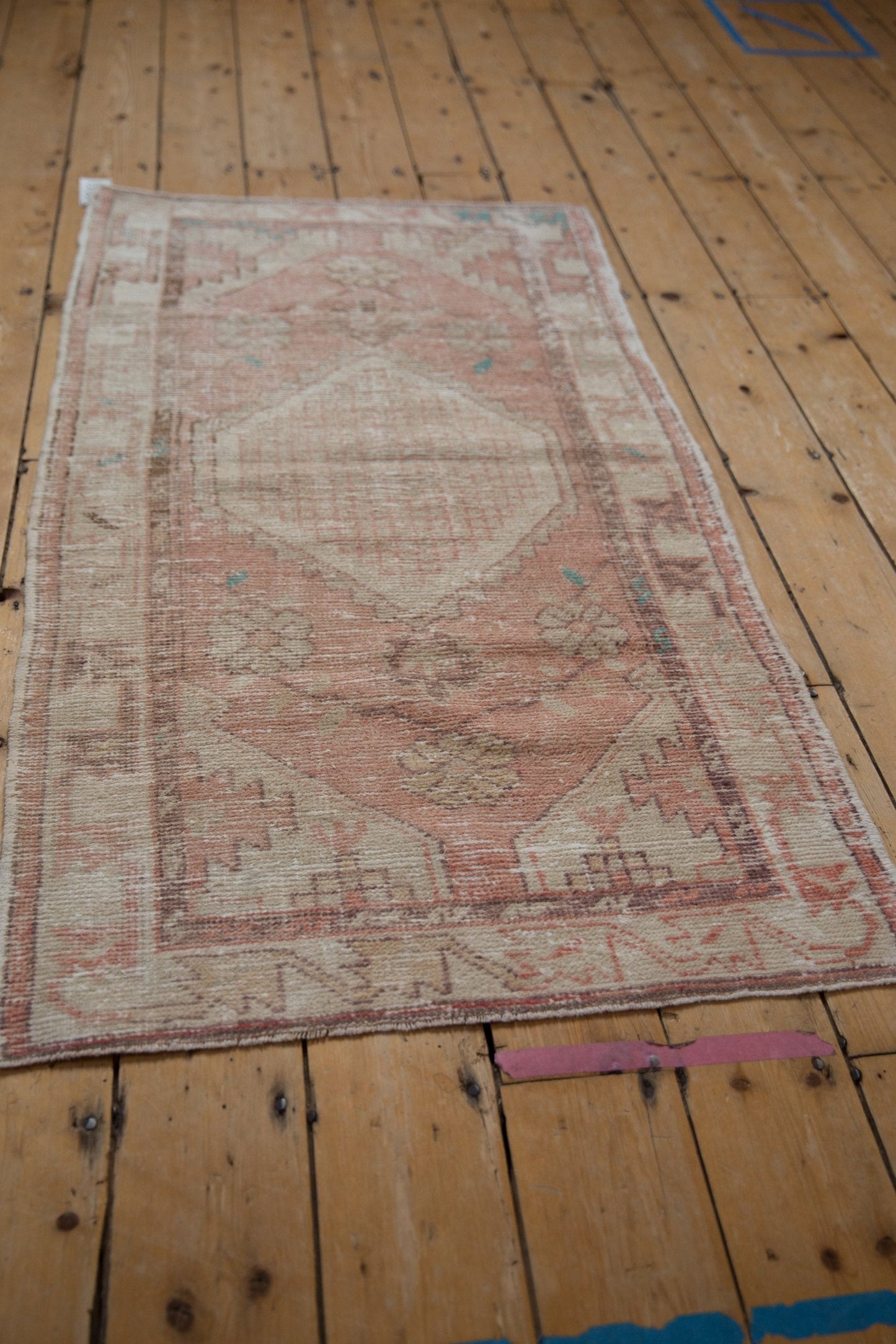 2.5x5 Vintage Distressed Oushak Rug Runner
