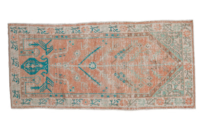 2.5x5.5 Vintage Distressed Oushak Rug Runner