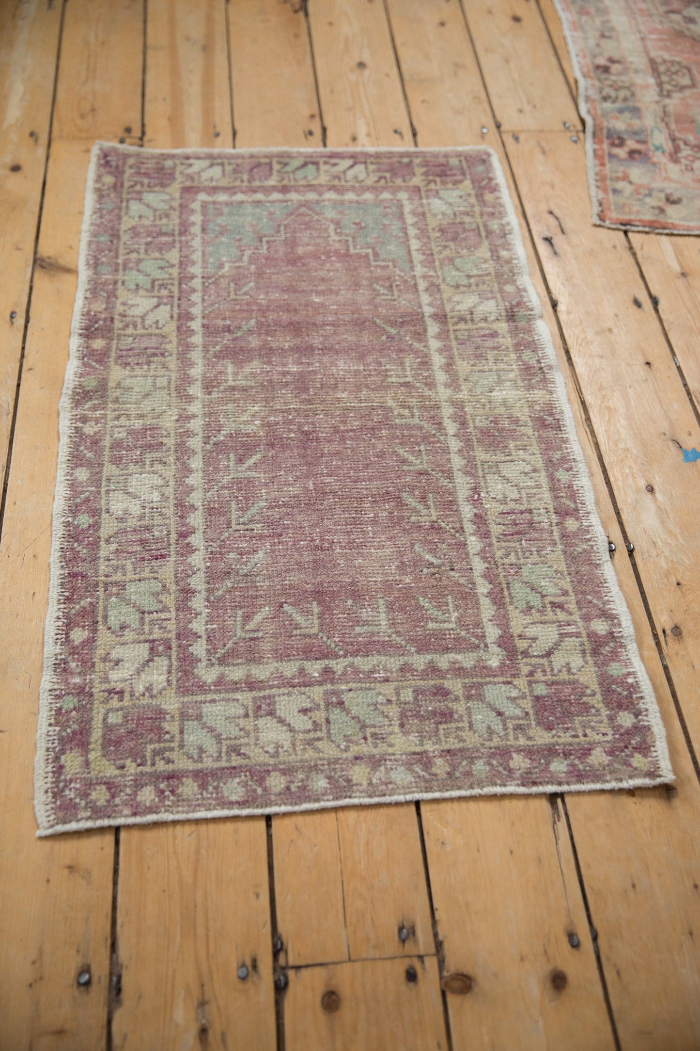 2x3.5 Vintage Distressed Oushak Rug