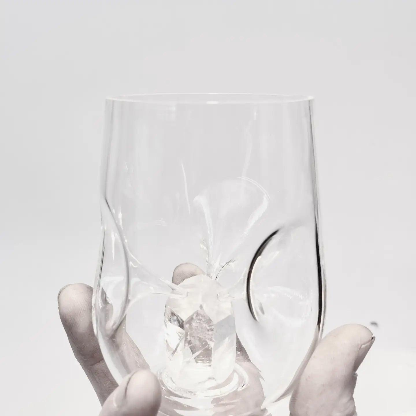 Gigi Drinking Glass with Rock Crystal