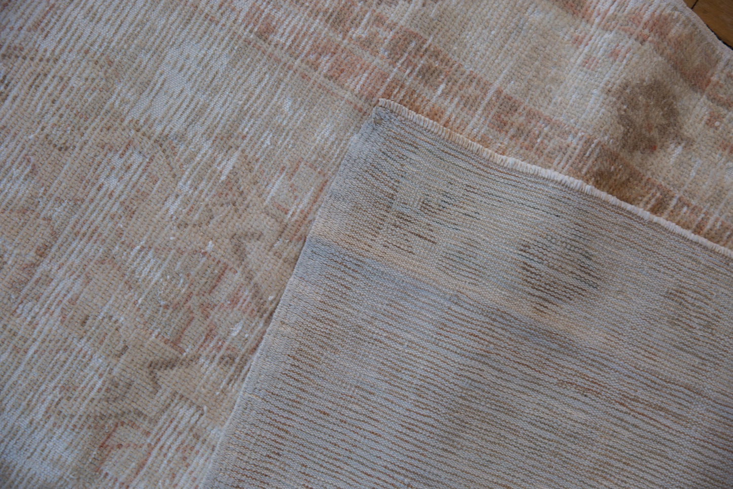 2.5x5.5 Vintage Distressed Oushak Rug Runner