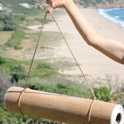 Ahimsa - Comfort Solid Cork Yoga Mat  6.5 mm Brown