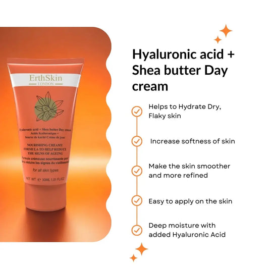 Hyaluronic Acid + Shea Butter Day Cream 30ml
