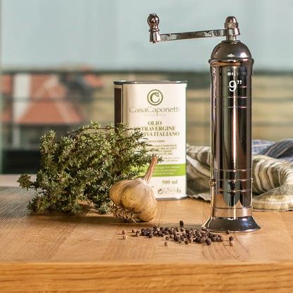 The Original 'chrome Mill' - Polished 9" Salt Grinder