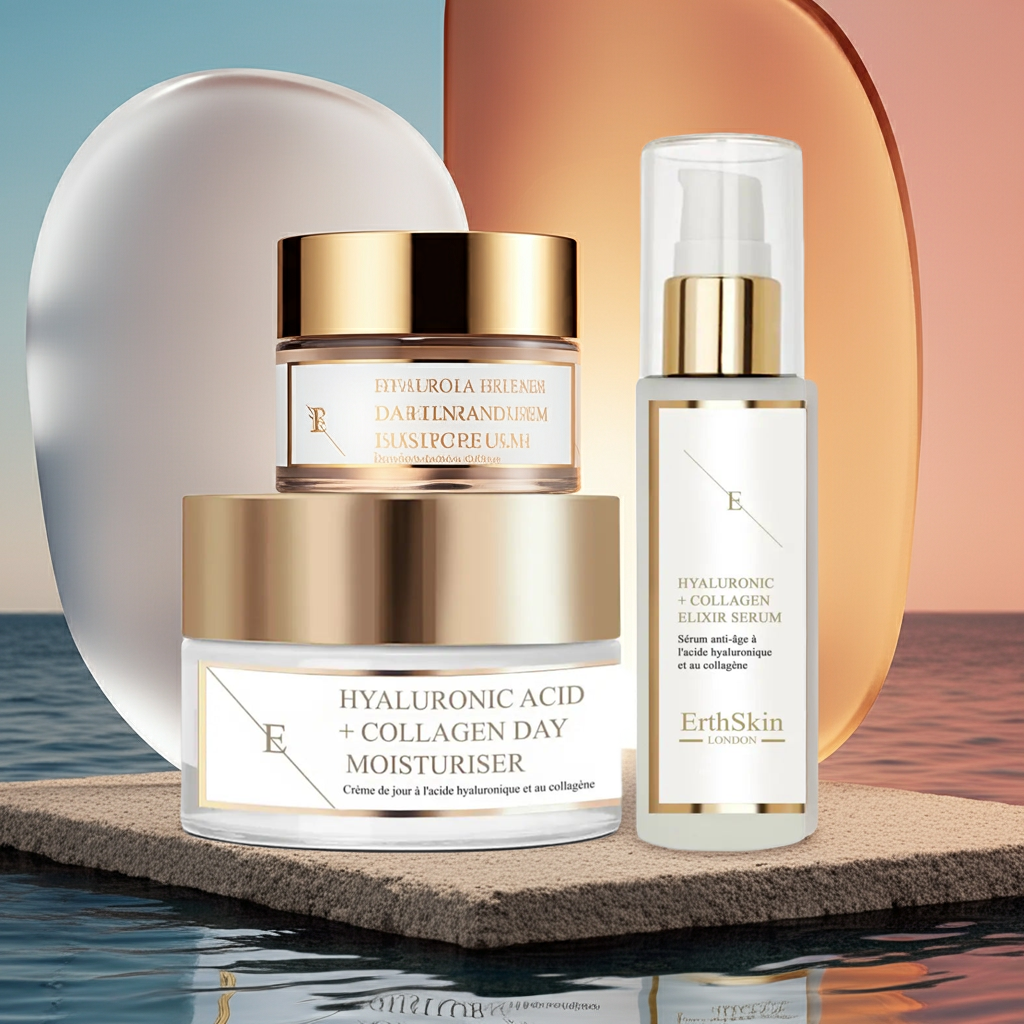 Hyaluronic Acid & Collagen Day Cream 50ml + Hyaluronic Acid & Collagen Serum - 60ml