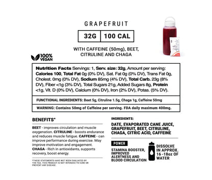 Grapefruit Nitric Oxide Booster Power Drink