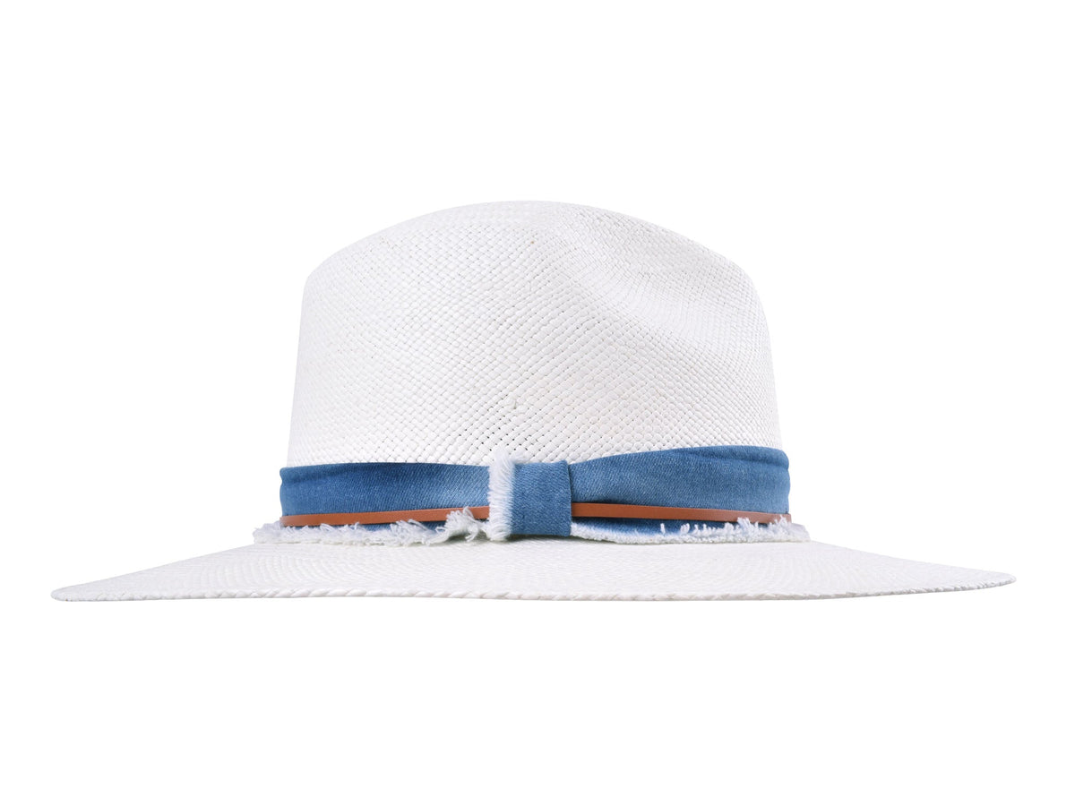 Indigo Panama Hat - Handwoven