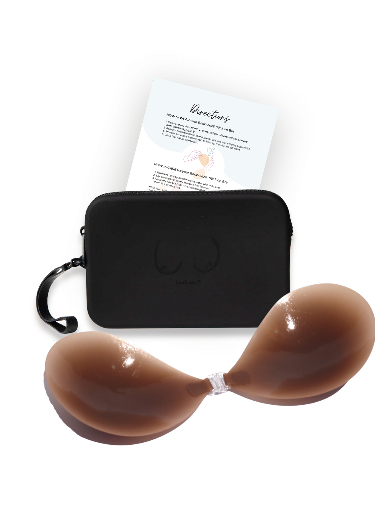 Match Maker - Silicone Travel Case + x1  Silicone Stick-On Bra - WSL