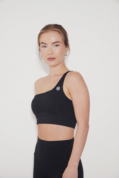 I Am Wise Tie up Bra in Black