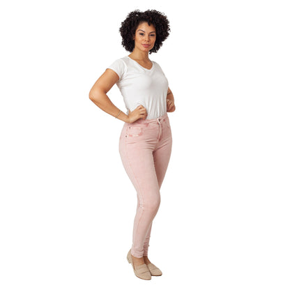 Dusty Pink Jeans Basic Signature Style