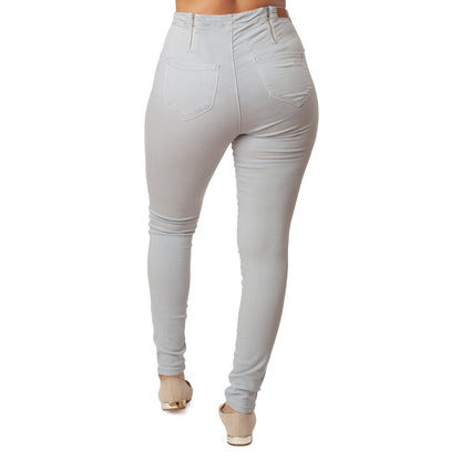 Light Grey Jeans Basic Signature Style