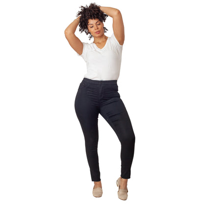 Jet Black Jeans Basic Signature Style