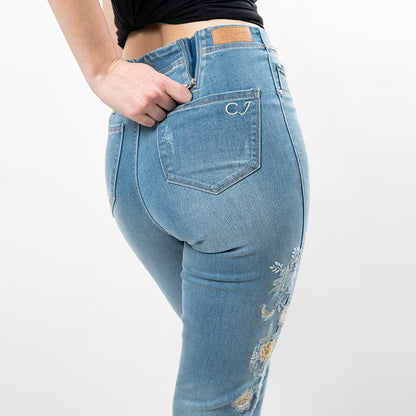 Embroidered Bootcut Fashion Style