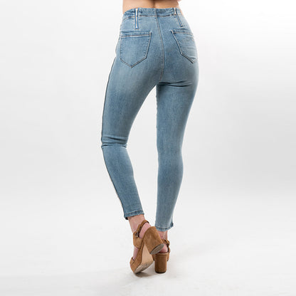 Beaded Snake Trim Side Insert Capris