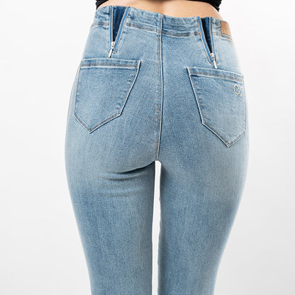 Beaded Snake Trim Side Insert Capris