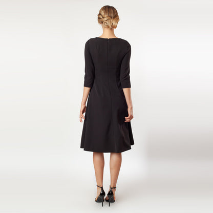 T-Length Side Tie Dress