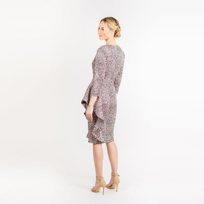 Assymmetric Flounce Sheath