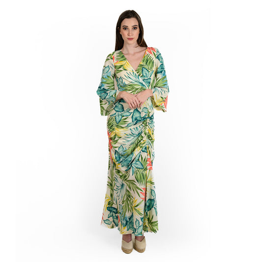 Rouched Side Maxi Dress