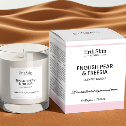 English Pear & Freesia Scented Candle