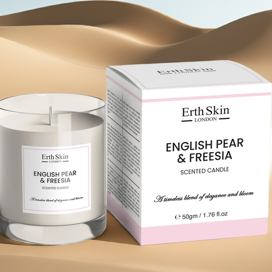 English Pear & Freesia Scented Candle