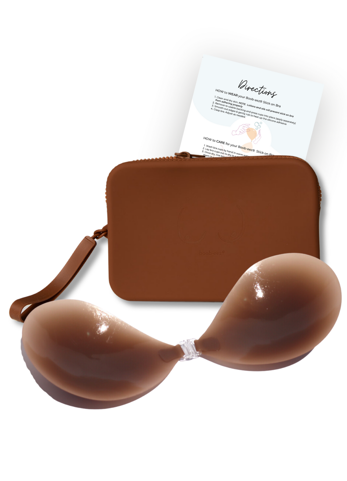 Match Maker - Silicone Travel Case + x1  Silicone Stick-On Bra - WSL