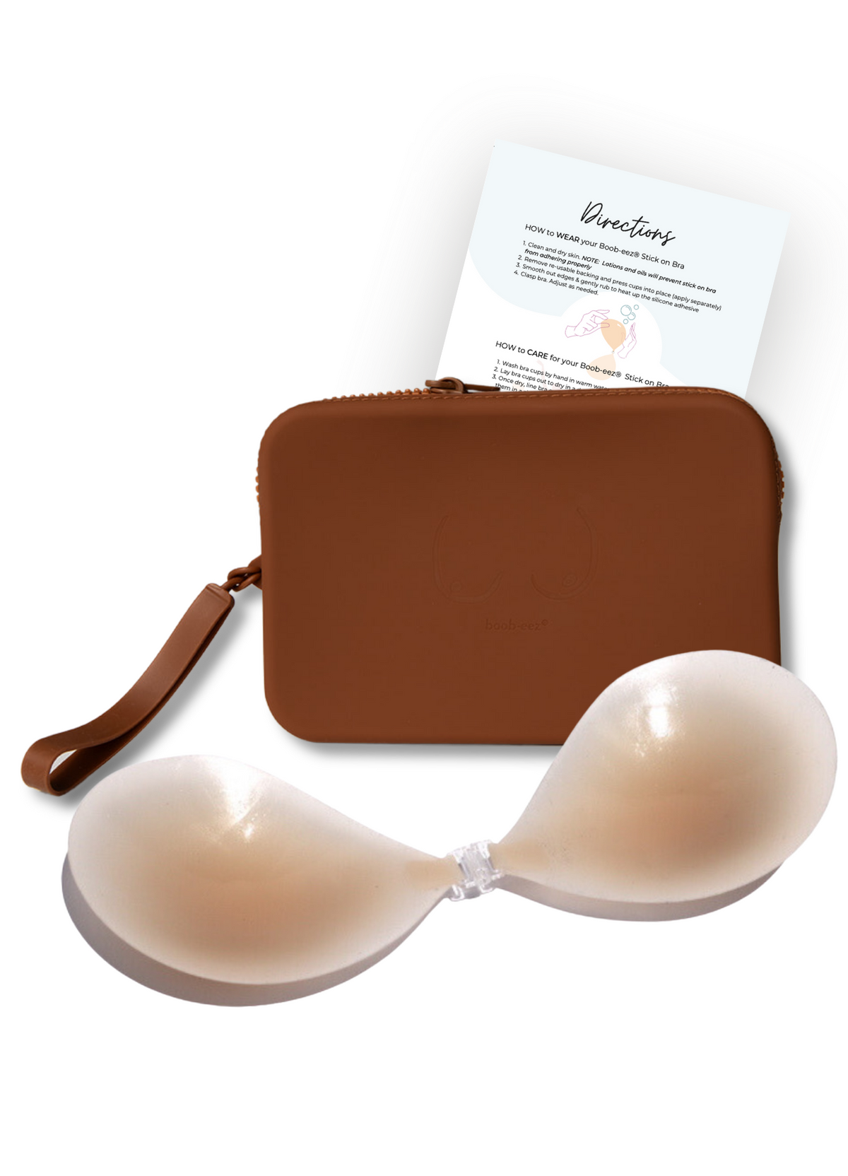 Match Maker - Silicone Travel Case + x1  Silicone Stick-On Bra - WSL
