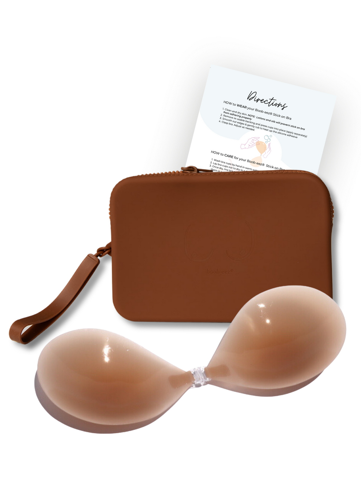 Match Maker - Silicone Travel Case + x1  Silicone Stick-On Bra - WSL