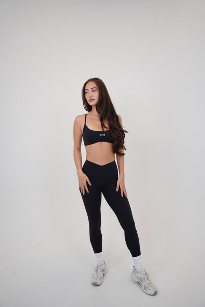 My Time Is Divine Black Cross-Back Butter Soft Bra