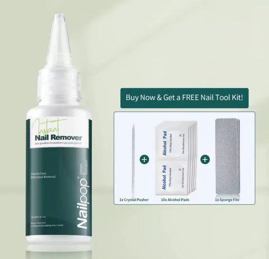 Nail Glue Remover + Nail Tool Kit