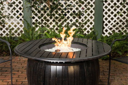 Grand Cooper 44" Round Aluminum Convertible Gas Fire Pit Table