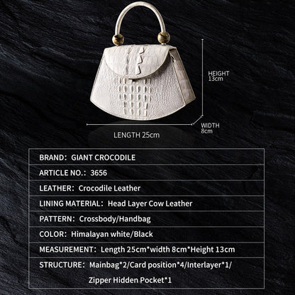 DON JOHN Crocodile Bags Luxury Handbag Women's