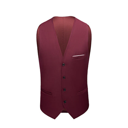 3 Piece Suit Jacket Coat Pants & Vest  Formal Slim Fit Men's