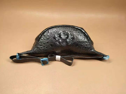 Crocodile Leather Crossbody Bag Money Shoulder Pack Men's