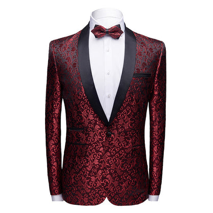 3 Piece Suit Slim Fit Blazer Pants & Vest Men's