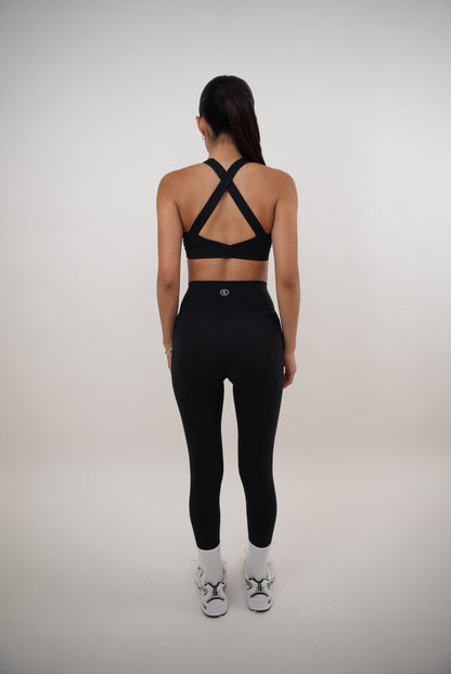 I Am Glowing Black Quick Dry Butter Soft Legging