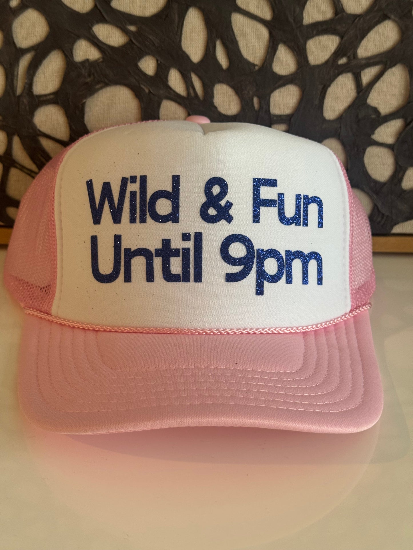 Midlifers Wild & Fun Until 9pm light pink trucker