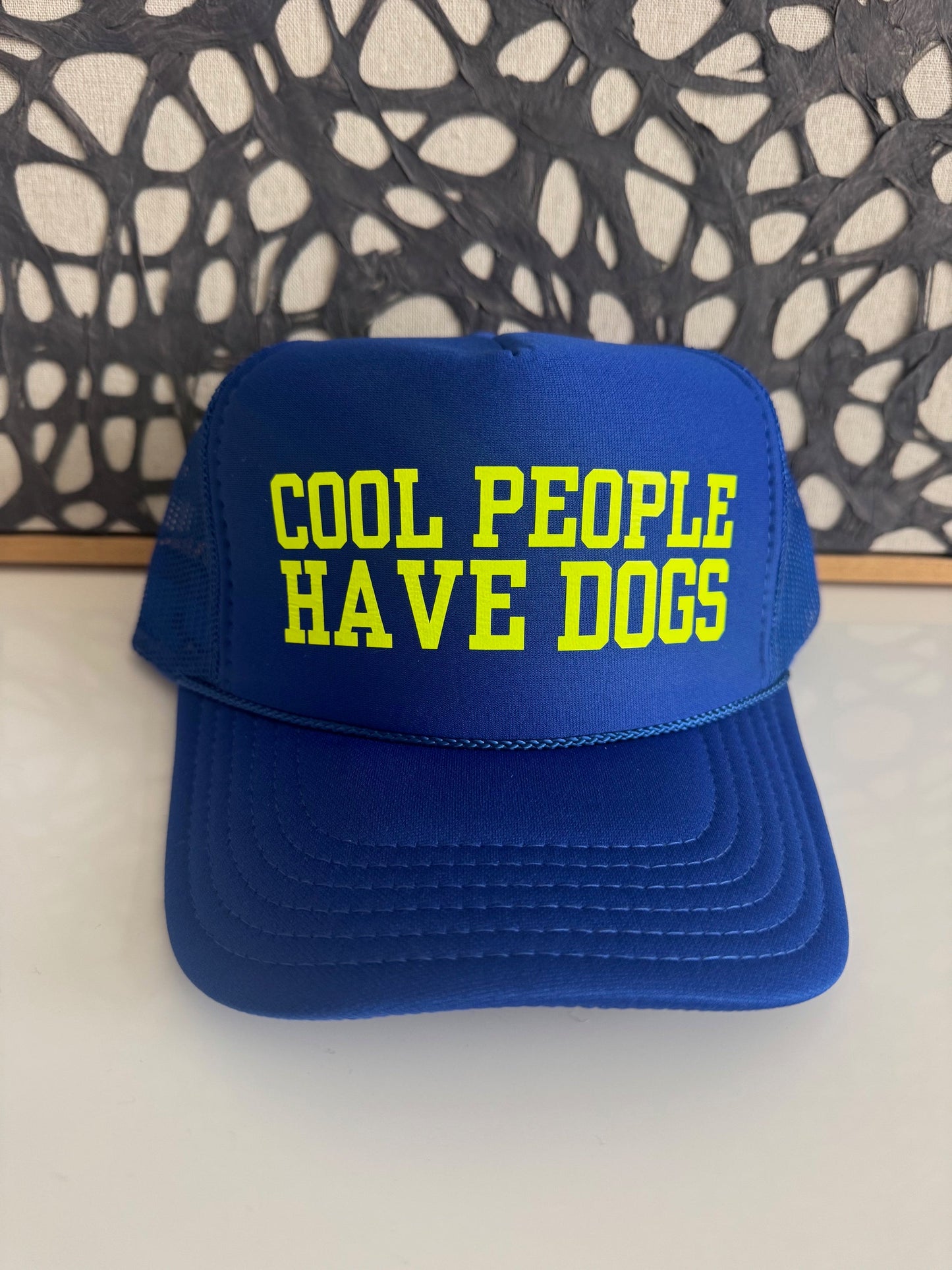 COOL PEOPLE HAVE DOGS royal trucker