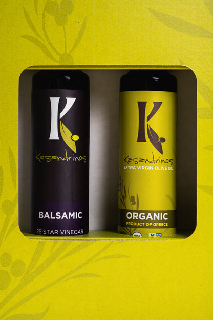 Gift Box - Organic EVOO & Vinegar