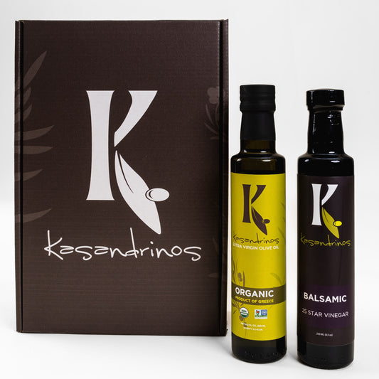 Gift Box - Organic EVOO & Vinegar