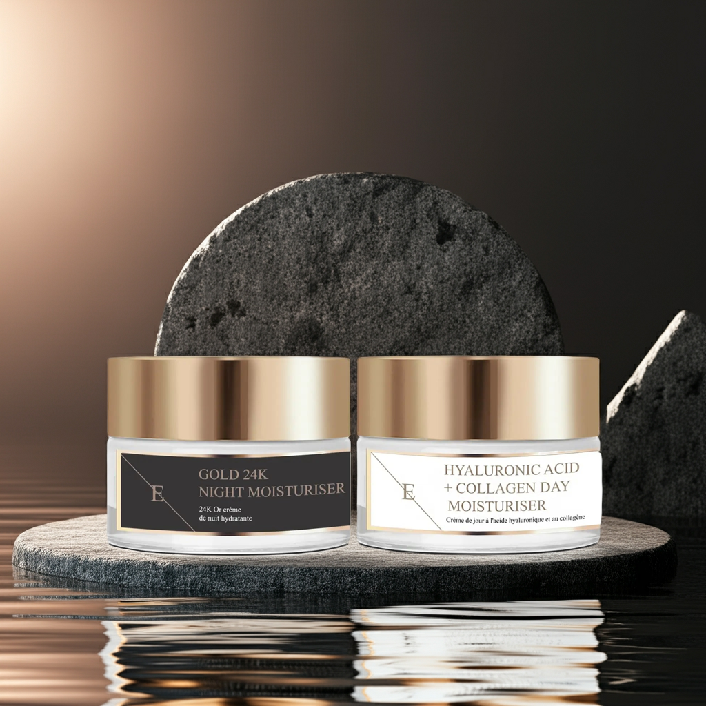 2pc 24k Gold + Collagen Cream Set