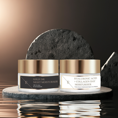 2pc 24k Gold + Collagen Cream Set