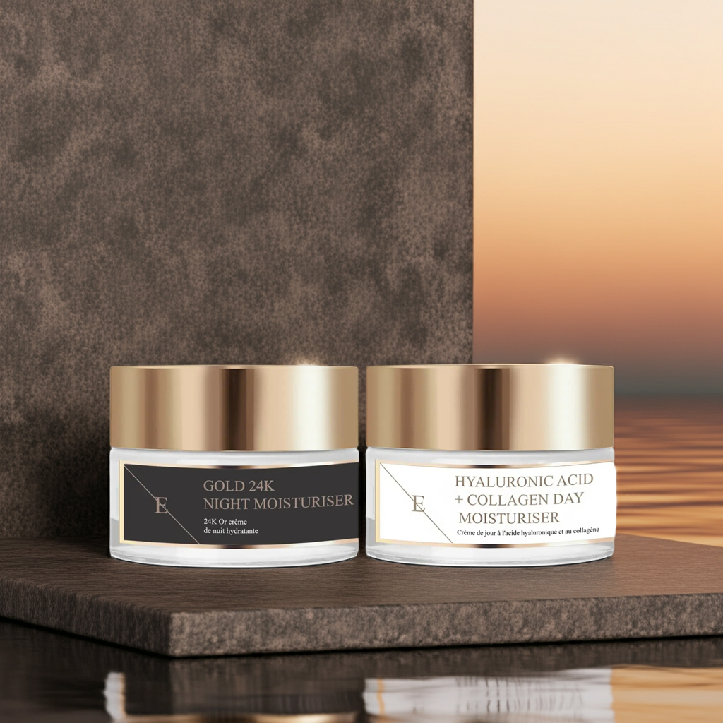 2pc 24k Gold + Collagen Cream Set