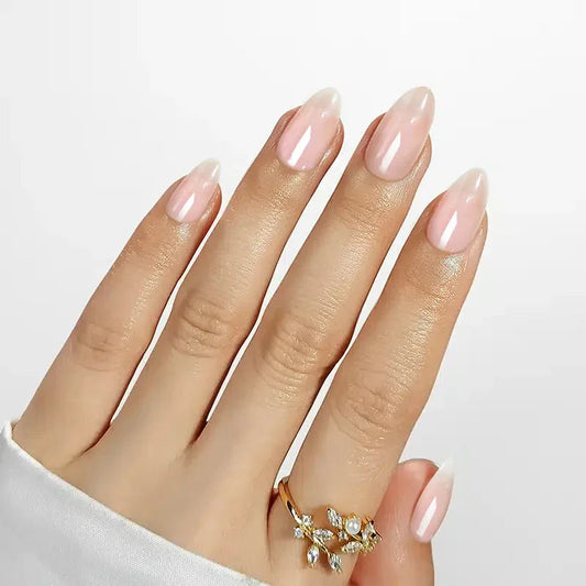 Mirror Glaze Almond Nails - Press On Nails