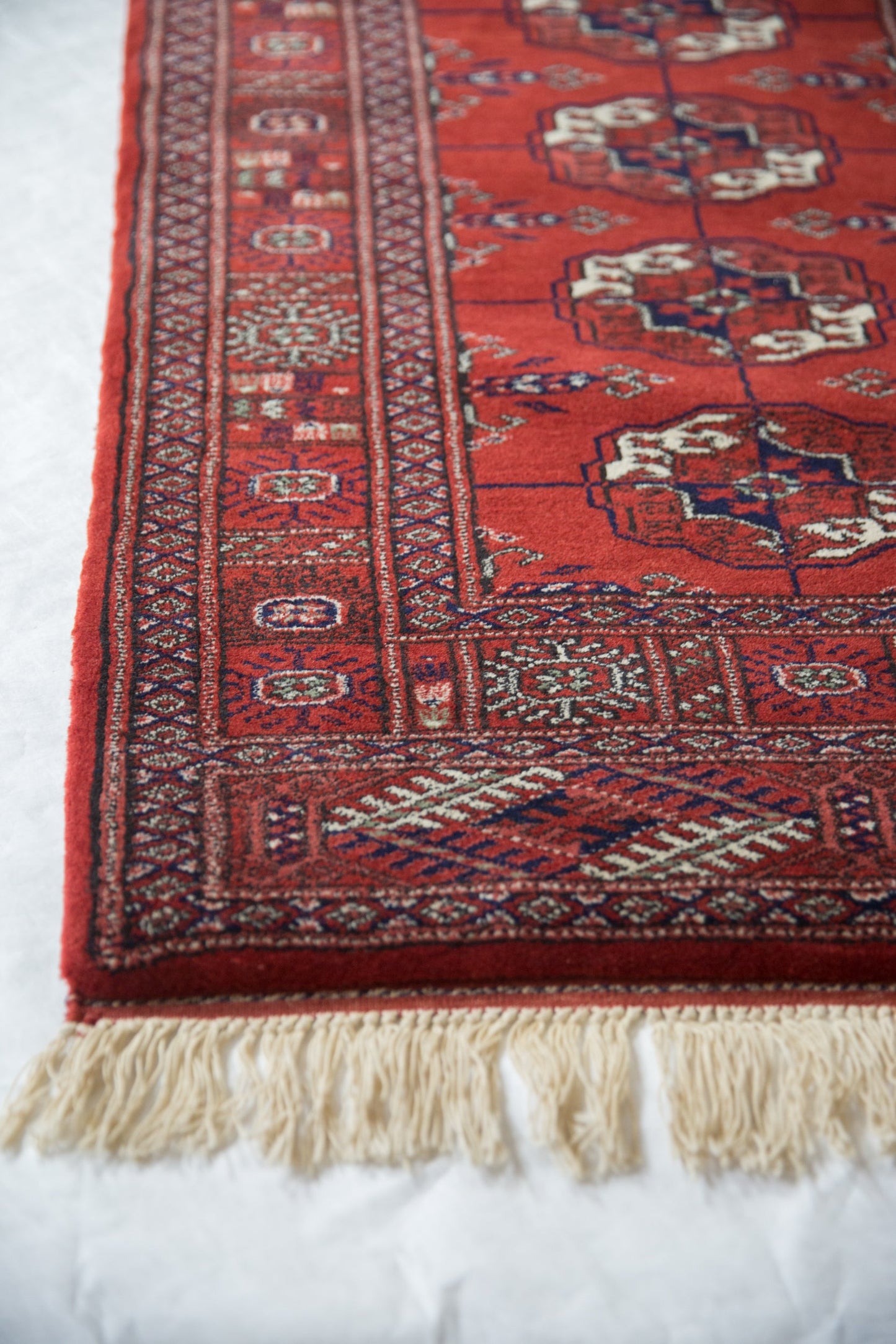 2.5x4 Vintage Fine Bokhara Rug Runner