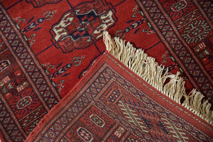 2.5x4 Vintage Fine Bokhara Rug Runner